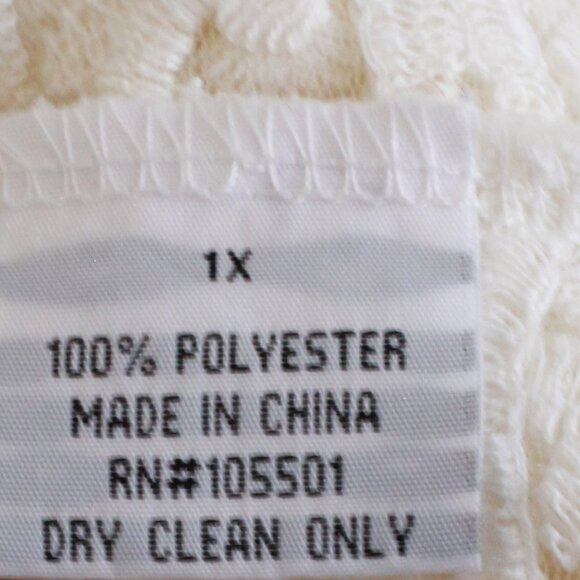 Double D Ranch Crochet Lace Cream Floral Embroidered Cardigan - Picture 8 of 11